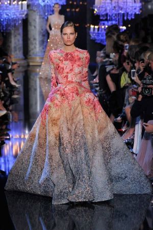 Elie Saab Fall 2014 couture collection